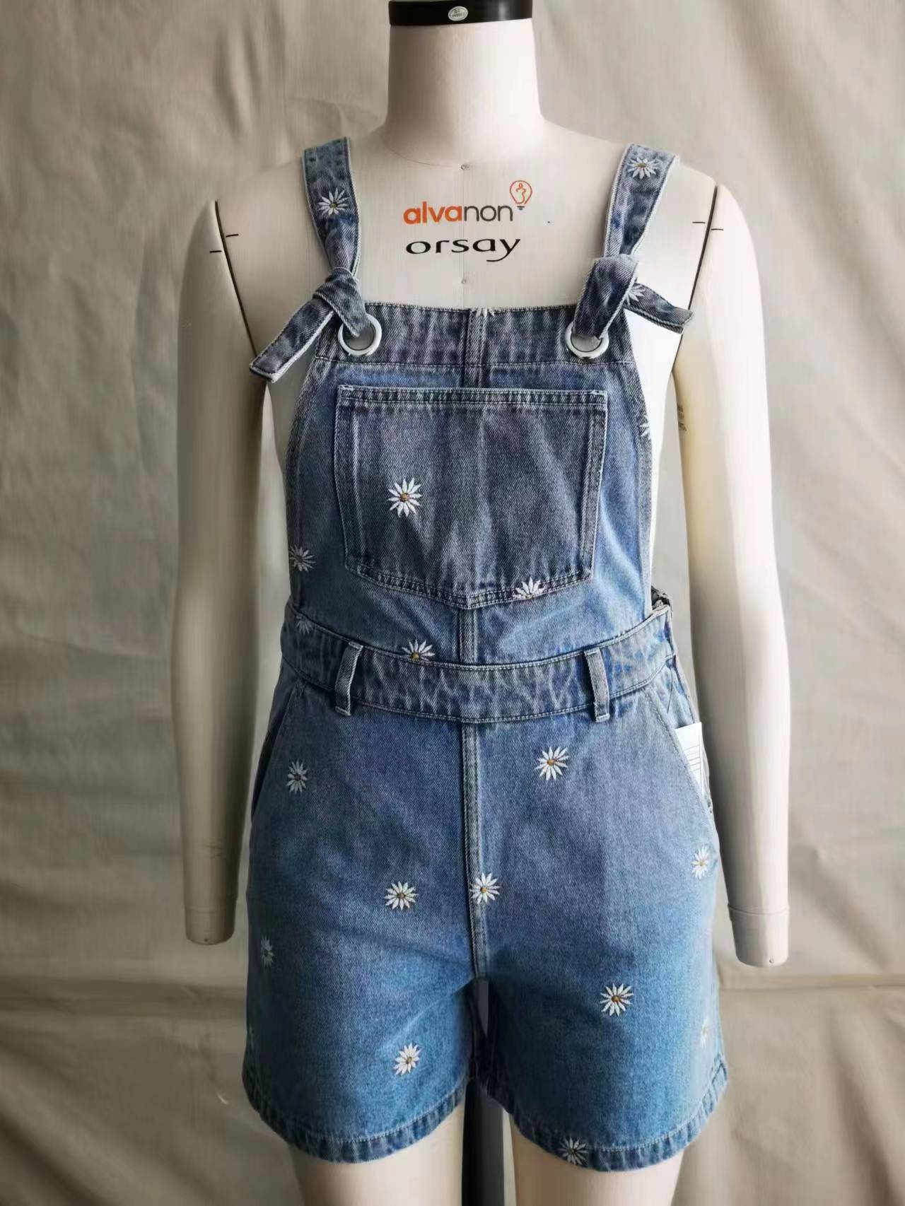 SALOPETTE EMB SHORT_kg体育下载