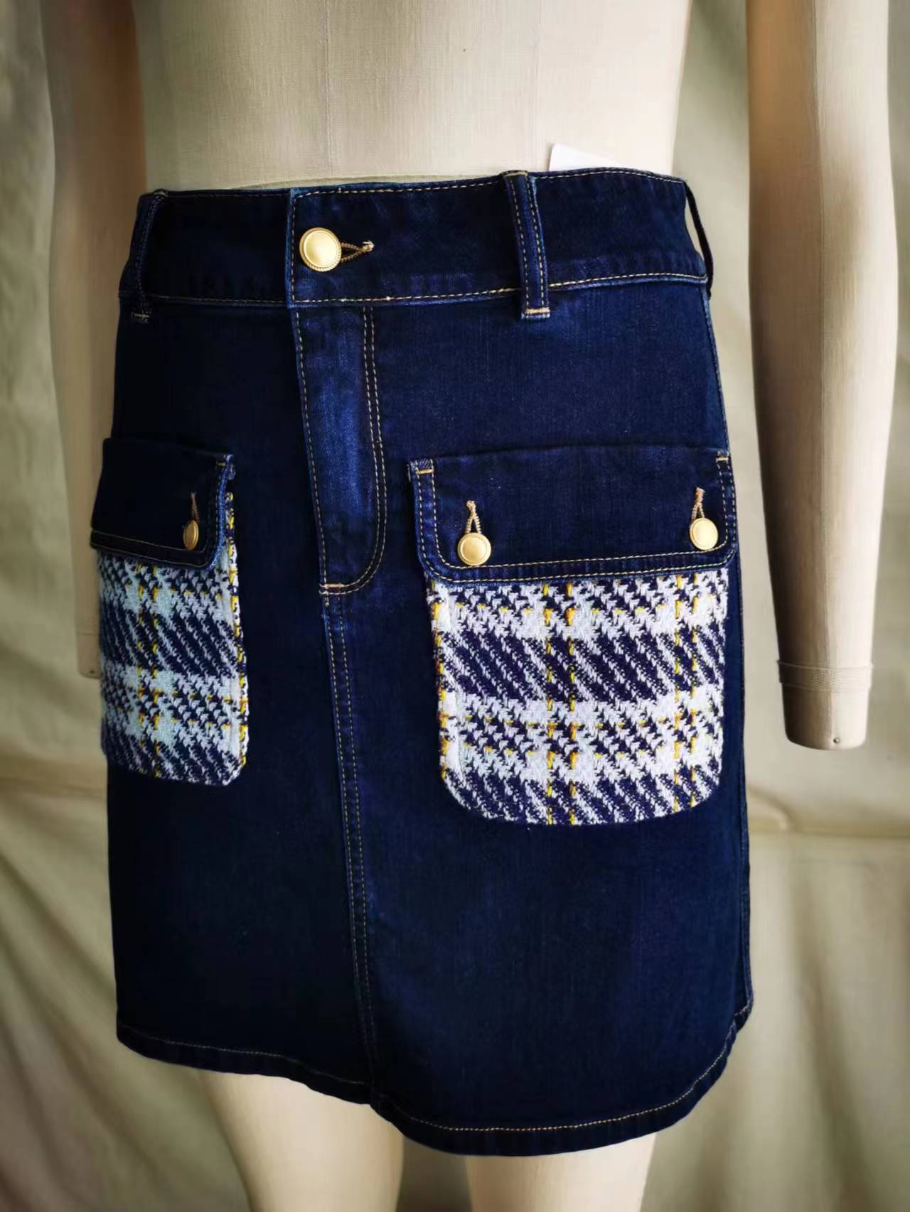 贴袋装饰裙_kg体育下载